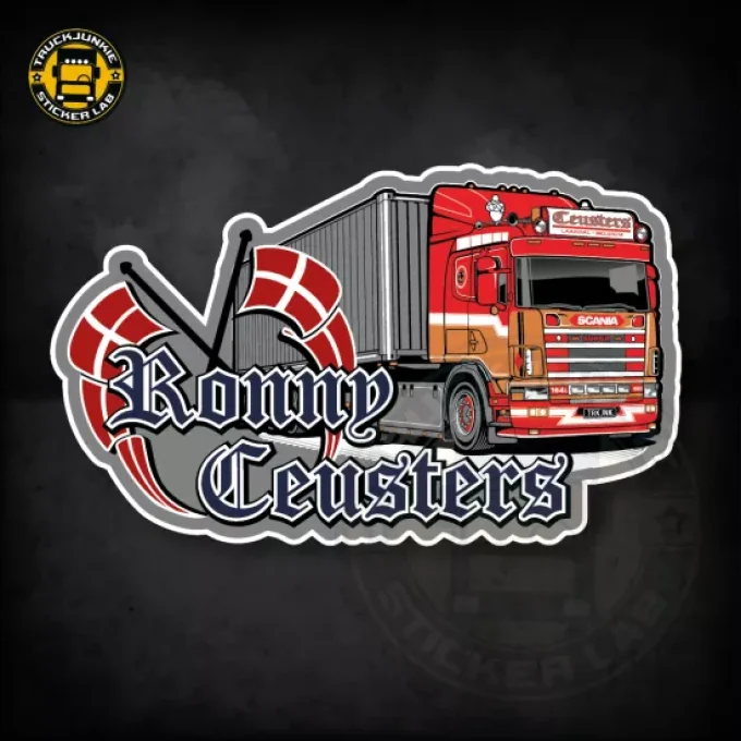 Autocollant RONNY CEUSTERS TRUCK