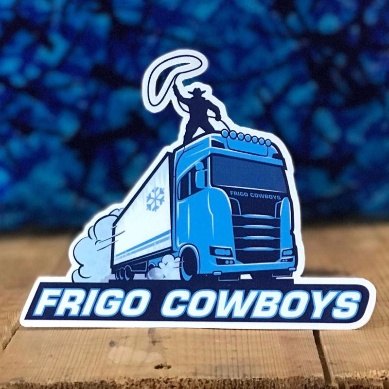 Autocollant Frigo cowboys - Trucketvanshop