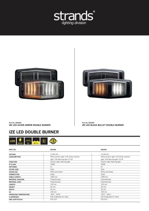 Double ampoule strands blanc/orange +flash