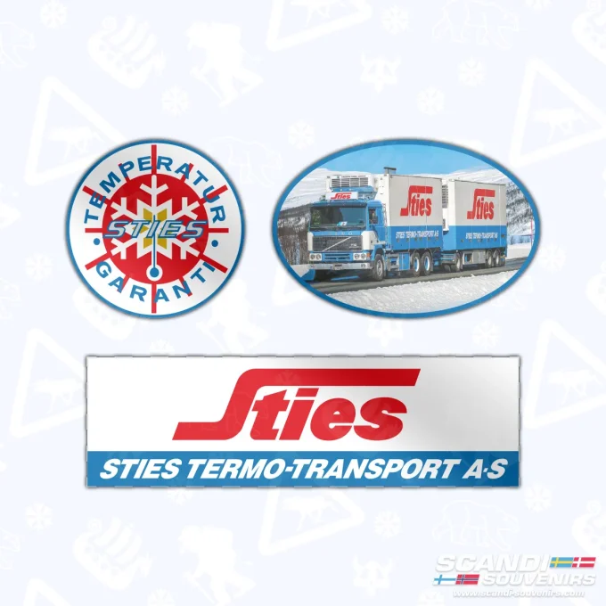 Autocollant sties set de 3
