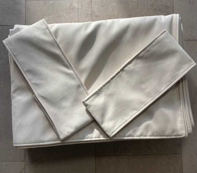 Rideaux gamme luxe beige 90cm