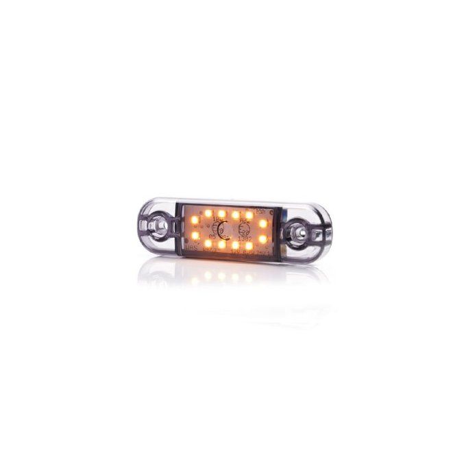 Feu de position 12 led orange dark 714