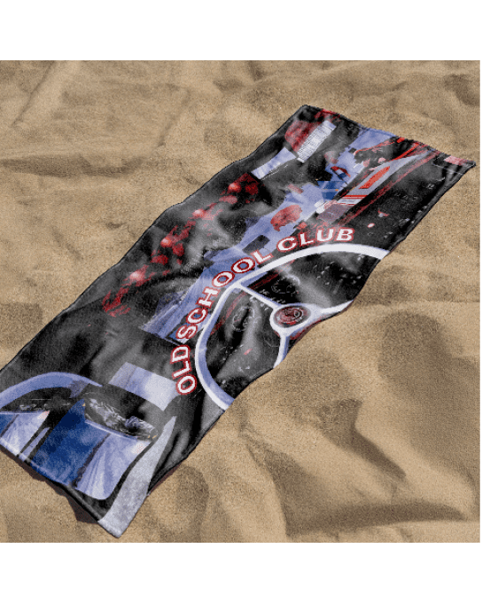 Serviette de plage olskool club 140X70