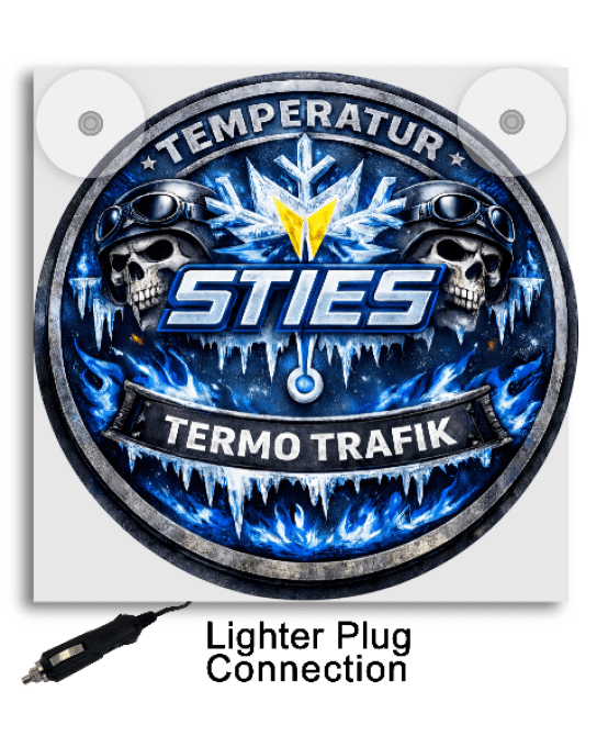 Plaque lumineuse Termotrafik 17X17cm