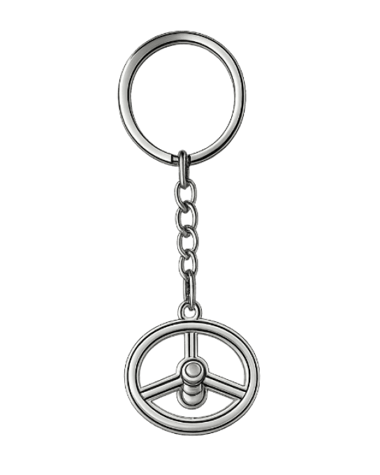 Porte clef 3 branches metal