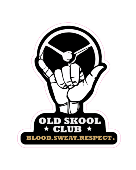 Autocollant old skool club